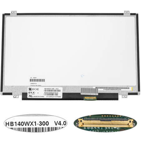 Матриця 14.0 HB140WX1-300 1366*768 40pin LED SLIM