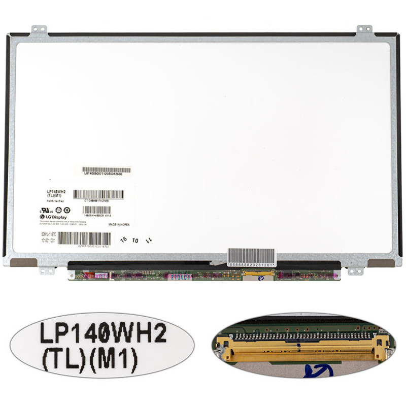 Матриця 14.0 LP140WH2-TLM1 1366*768 40pin LED SLIM Матриця 14.0 LP140WH2-TLM1 1366*768 40pin LED SLIM