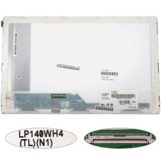 Матриця 14.0 LP140WH4-TLN1 1366*768 40pin LED NORMAL глянсова роз'єм зліва внизу