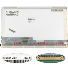 Матриця 14.0 N140B6-L02 1366*768 40pin LED NORMAL глянсова роз'єм зліва внизу