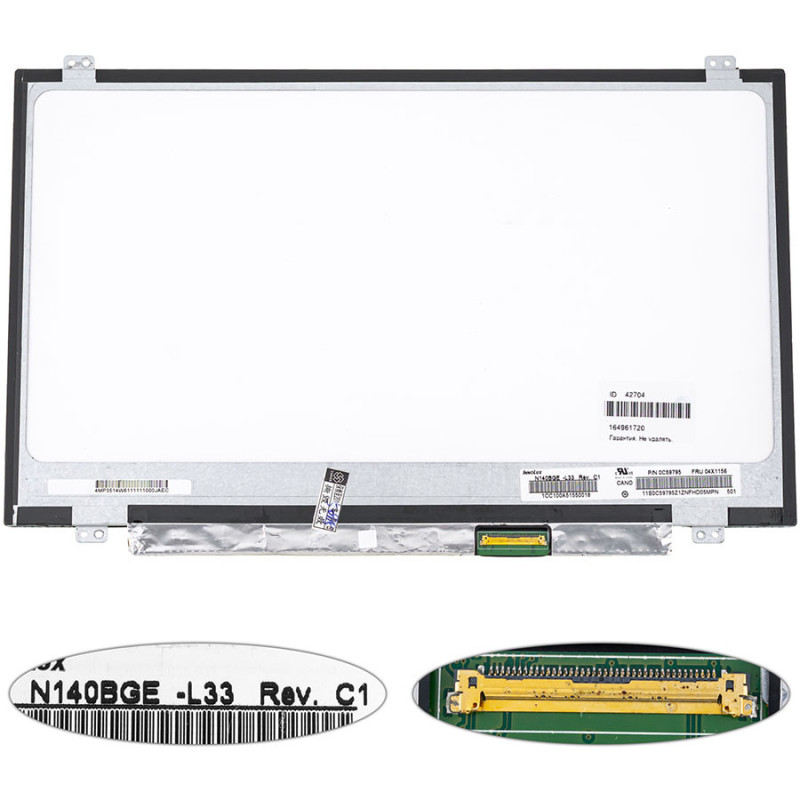 Матриця 14.0 N140BGE-L33 1366*768 40pin LED SLIM