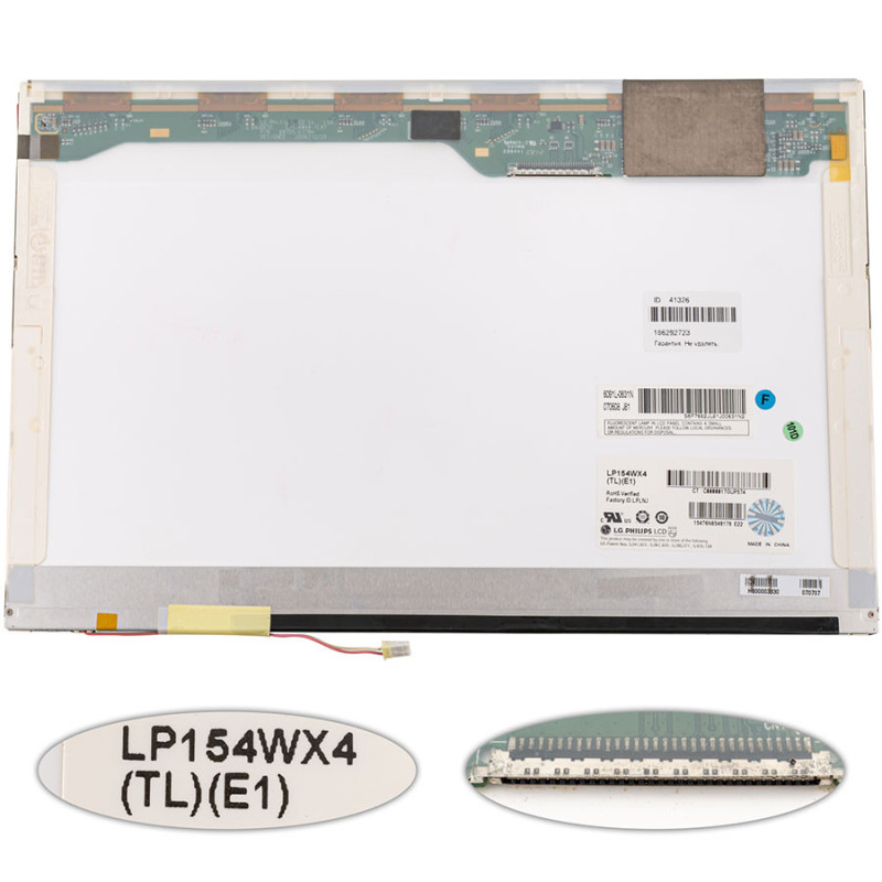 Матрица 15.4 LP154WX4-TLE1 1280*800 30pin 1CCFL NORMAL глянец разъем справа вверху Матрица 15.4 LP154WX4-TLE1 1280*800 30pin 1CCFL NORMAL глянец разъем справа вверху