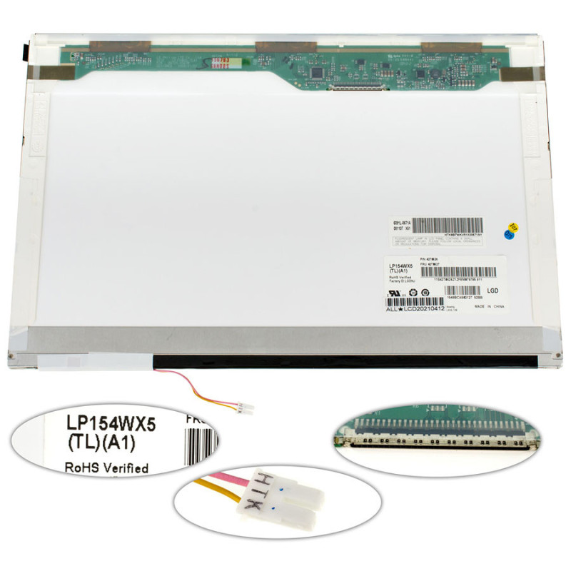 Матриця 15.4 LP154WX5-TLA1 1280*800 30pin 1CCFL NORMAL глянсовий роз'єм праворуч угорі