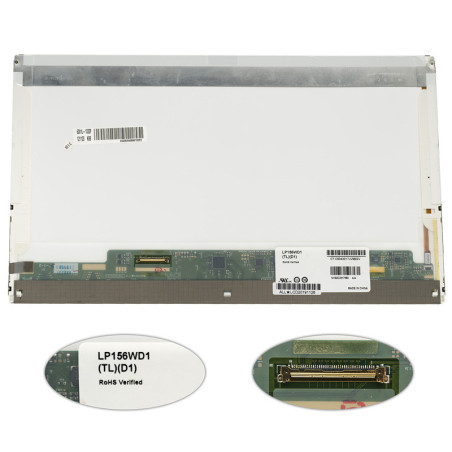 Матрица 15.6 LP156WD1-TLD1 1600*900 40pin LED NORMAL глянцевая разъем слева внизу