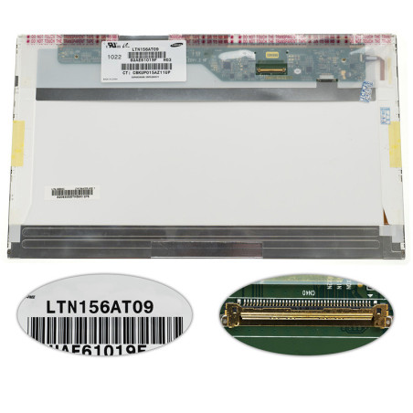 Матрица 15.6 LTN156AT09 1366*768 40pin LED NORMAL глянцевая разъем слева внизу