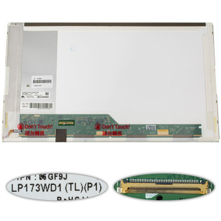 Матриця 17.3 LP173WD1-TLP1 1600*900 40pin LED NORMAL глянсова роз'єм зліва внизу