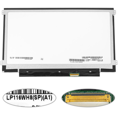 Матриця 11.6 LP116WH8-SPA1 touch 1366*768 40pin eDP LED SLIM