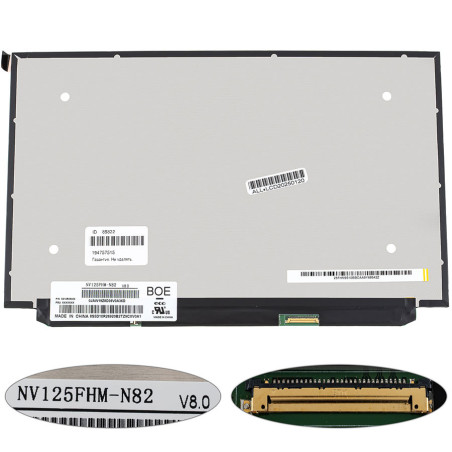 Матриця 12.5 NV125FHM-N82 1920*1080 30pin eDP IPS LED SLIM