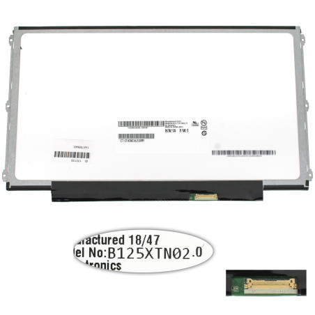 Матриця 12.5 B125XTN02.0 1366*768 30pin eDP LED SLIM