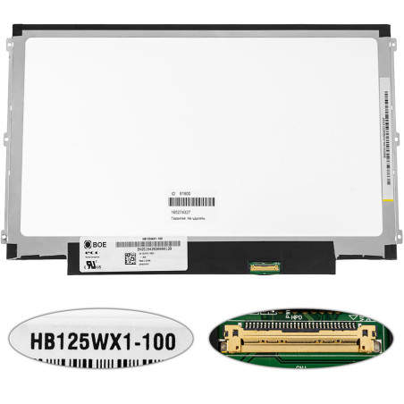 Матриця 12.5 B125XTN02.0 1366*768 30pin eDP LED SLIM