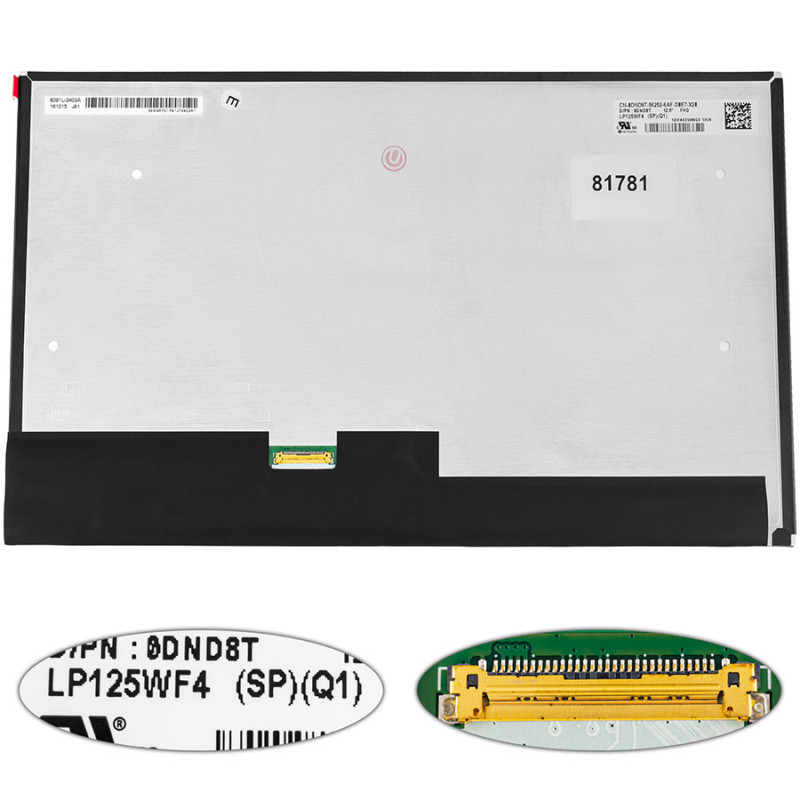 Матриця 12.5 LP125WF4-SPQ1 1920*1080 30pin eDP IPS LED SLIM Матриця 12.5 LP125WF4-SPQ1 1920*1080 30pin eDP IPS LED SLIM