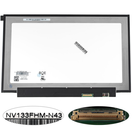 Матриця 13.3 NV133FHM-N43 1920*1080 30pineDP 350cd m2 IPS LED SLIM