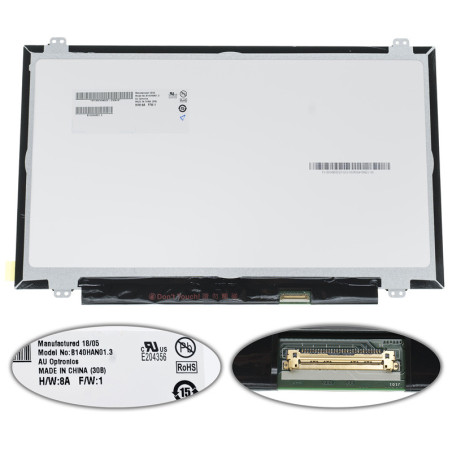 Матриця 14.0 B140HAN01.3 1920*1080 30pineDP 300cd m2 IPS 16.2M LED SLIM