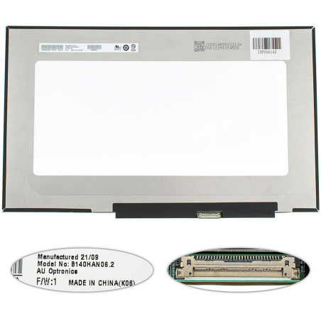 Матриця 14.0 B140HAN06.2 1920*1080 30pineDP IPS 300cd m2 16.7M LED SLIM