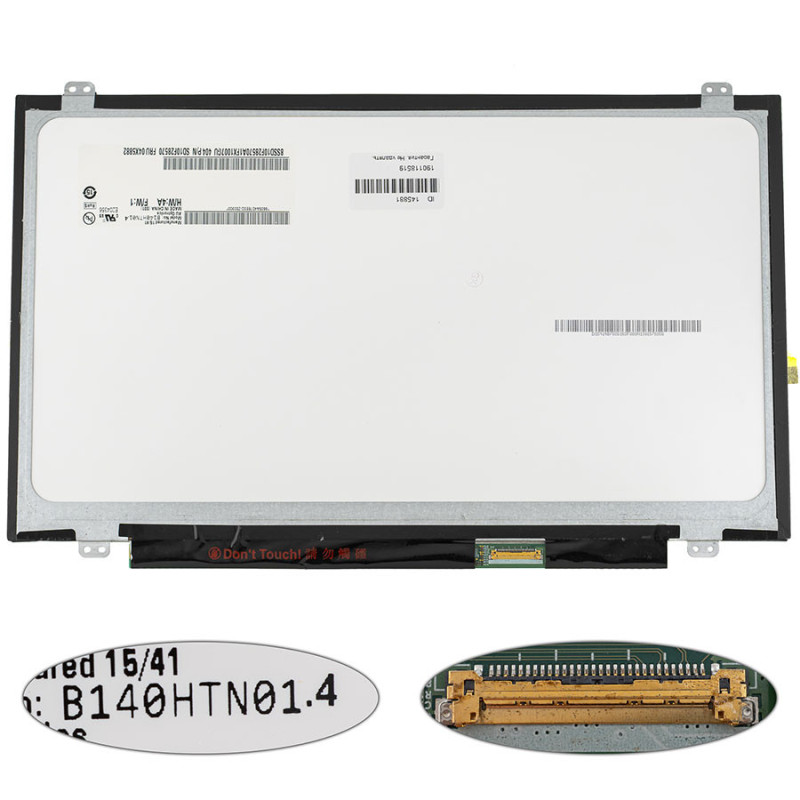 Матриця 14.0 B140HTN01.4 1920*1080 30pineDP 300cd m2 IPS LED SLIM