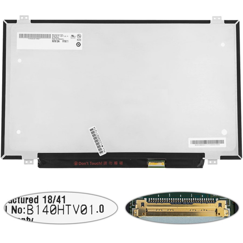 Матриця 14.0 B140HTV01.0 1920*1080 30pineDP IPS 120HZ LED SLIM Матриця 14.0 B140HTV01.0 1920*1080 30pineDP IPS 120HZ LED SLIM