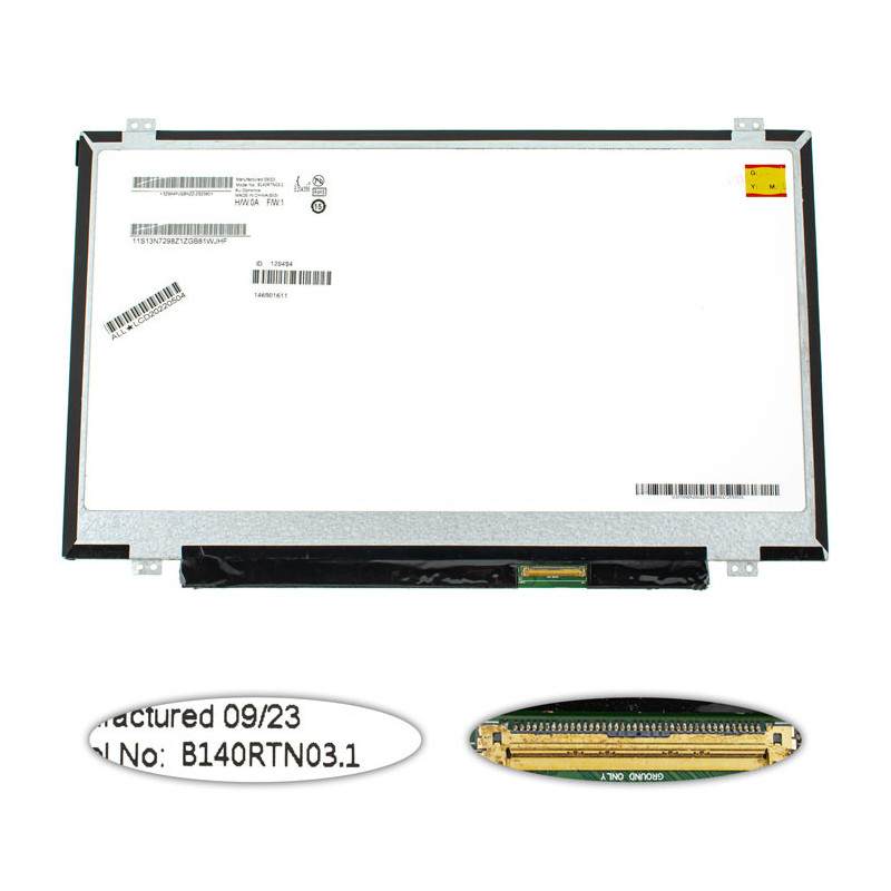 Матриця 14.0 B140RTN03.1 1600*900 40pin LED SLIM Матриця 14.0 B140RTN03.1 1600*900 40pin LED SLIM