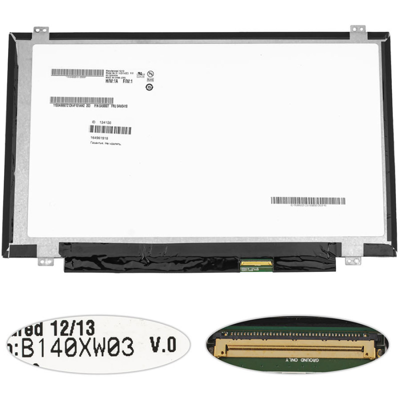 Матриця 14.0 B140XW03 V.0 1366*768 40pin LED SLIM Матриця 14.0 B140XW03 V.0 1366*768 40pin LED SLIM