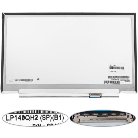 Матриця 14.0 LP140QH2-SPB1 2560*1440 40pineDP 300 cd m 16.7M LED SLIM