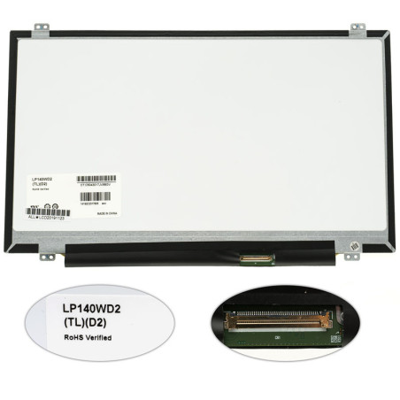 Матриця 14.0 LP140WD2-TLD2 1600*900 40pin LED SLIM