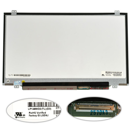 Матриця 14.0 LP140WD2-TLD3 1600*900 40pin LED SLIM