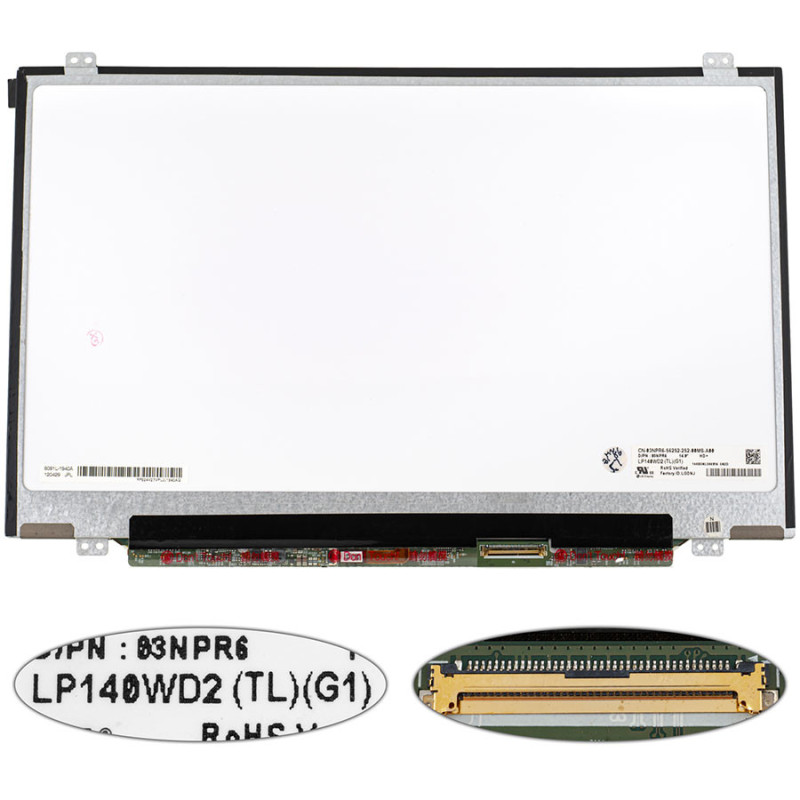 Матрица 14.0 LP140WD2-TLG1 1600*900 40pin LED SLIM