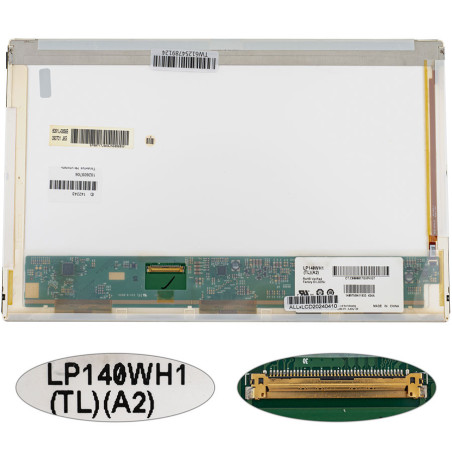 Матриця 14.0 LP140WH1-TLA2 1366*768 40pin LED NORMAL глянсова роз'єм зліва внизу