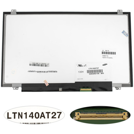 Матрица 14.0 LTN140AT27 1366*768 40pin LED SLIM