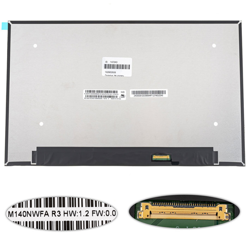 Матрица 14.0 M140NWFA R3 1920*1080 30pin eDP IPS 400 cd m цвет 16.7M LED SLIM