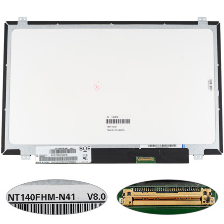 Матрица 14.0 NT140FHM-N41 1920*1080 30pin eDP 300cd m2 LED SLIM