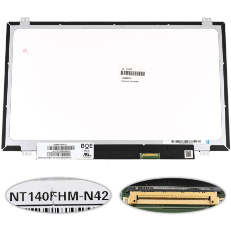 Матрица 14.0 NT140FHM-N42 1920*1080 30pin eDP 300cd m2 LED SLIM