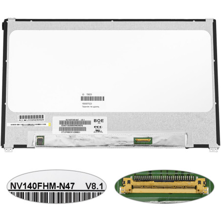 Матрица 14.0 NV140FHM-N47 1920*1080 30pin eDP IPS LED SLIM