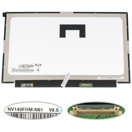 Матрица 14.0 NV140FHM-N61 1920*1080 30pineDP IPS 300cd m2 16.7M LED SLIM