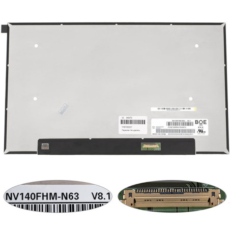 Матрица 14.0 NV140FHM-N63 1920*1080 30pineDP LED SLIM