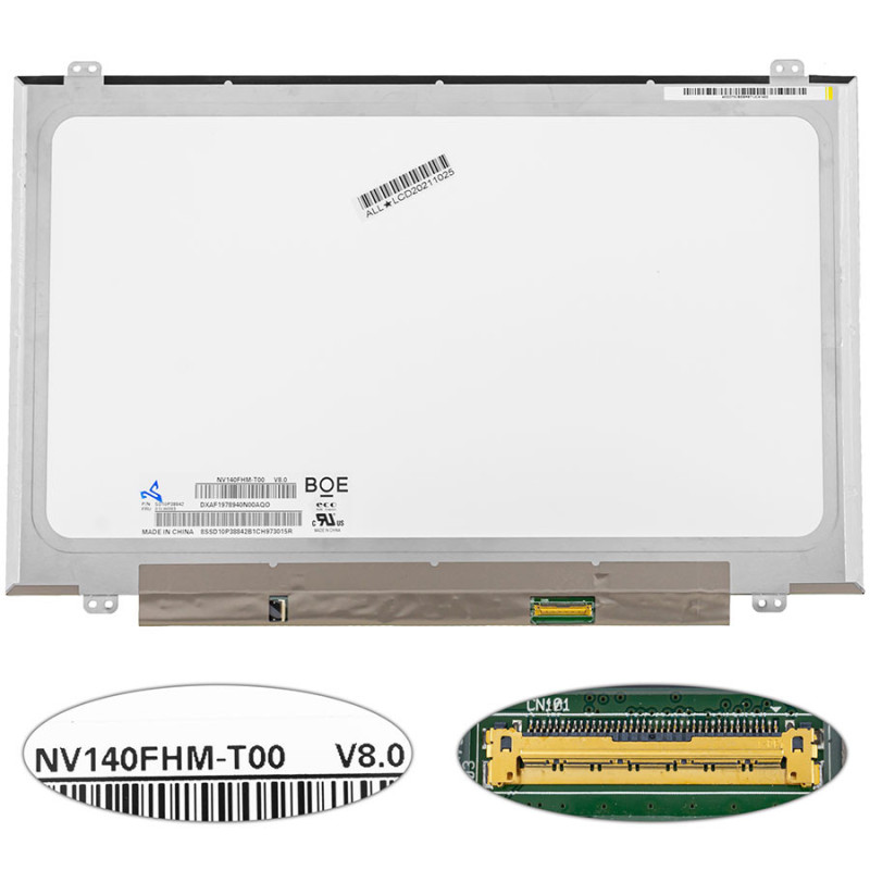Матрица 14.0 NV140FHM-T00 touch 1920*1080 40pin eDP IPS LED SLIM