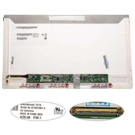 Матриця 15.6 B156XTN01.0 1366*768 30pin LED NORMAL глянець роз'єм зліва внизу