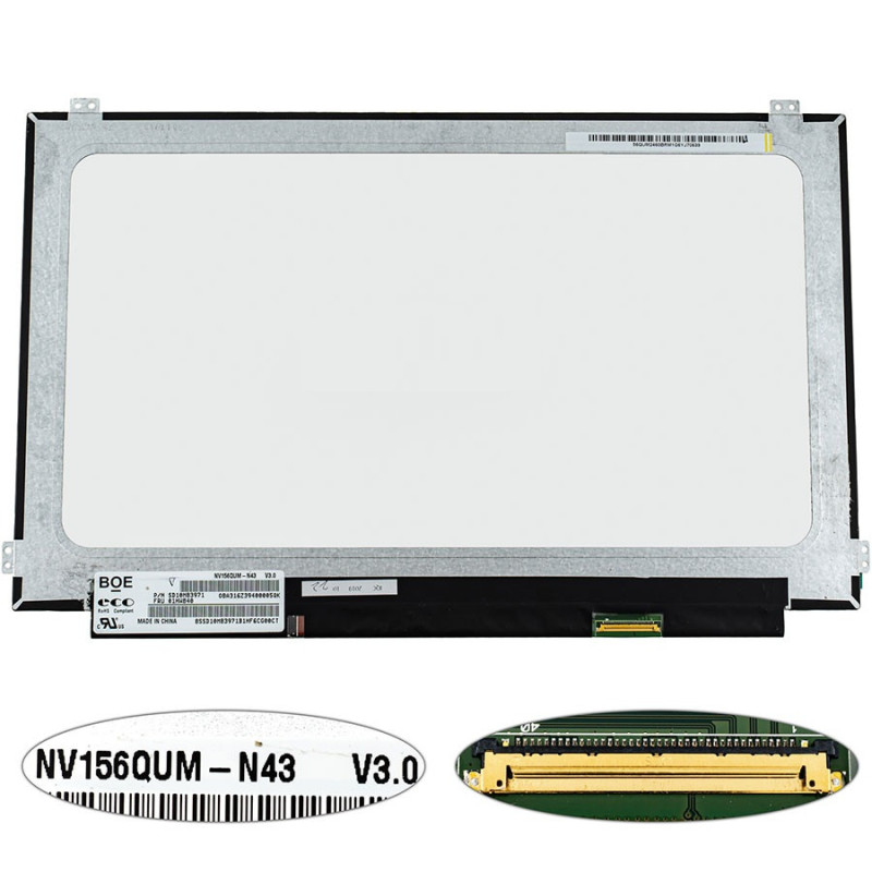 Матриця 15.6 NV156QUM-N43 3840*2160 40pin eDP IPS 300cd m2 LED SLIM