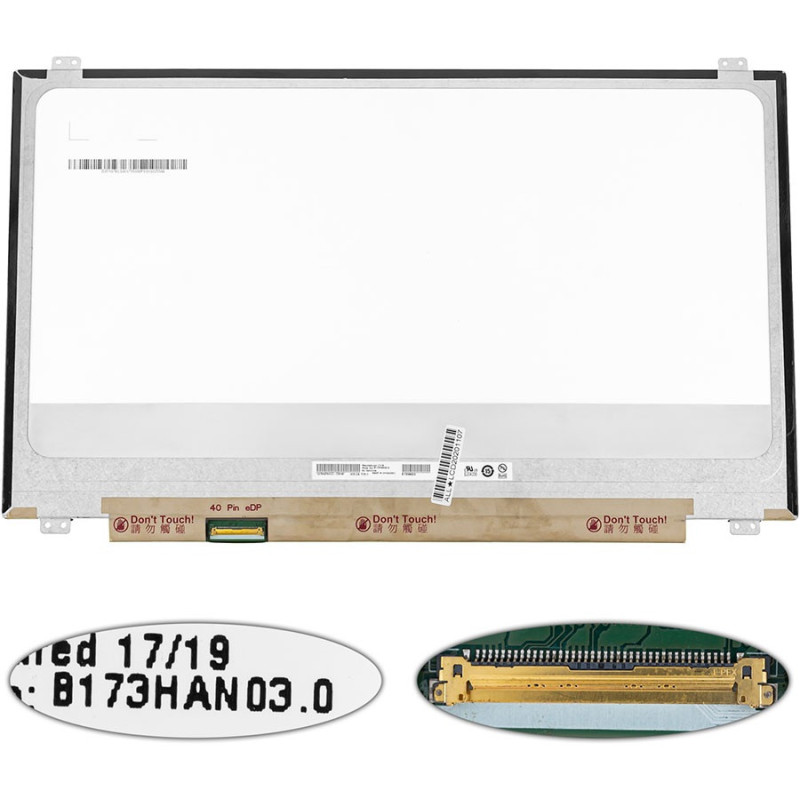 Матриця 17.3 B173HAN03.0 1920*1080 40pin eDP IPS 144HZ 300 cd m 16.7M LED SLIM