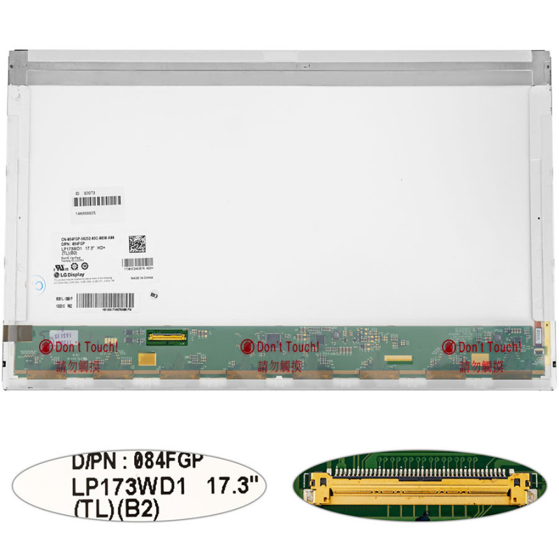 Матриця 17.3 LP173WD1-TLB2 1600*900 40pin LED NORMAL
