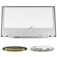 Матриця 17.3 N173HHE-G32 1920*1080 40pin eDP 120HZ LED SLIM