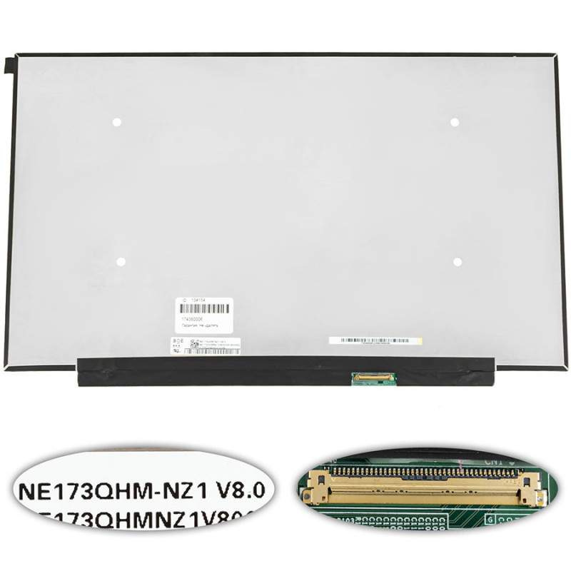 Матриця 17.3 NE173QHM-NZ1 2560*1440 40pin eDP IPS 240Hz LED SLIM Матриця 17.3 NE173QHM-NZ1 2560*1440 40pin eDP IPS 240Hz LED SLIM