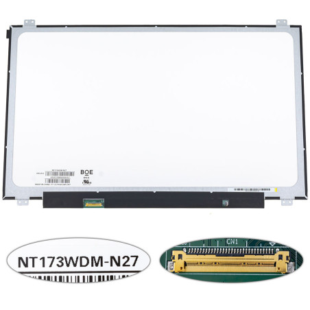 Матриця 17.3 NT173WDM-N27 1600*900 30pin eDP LED SLIM