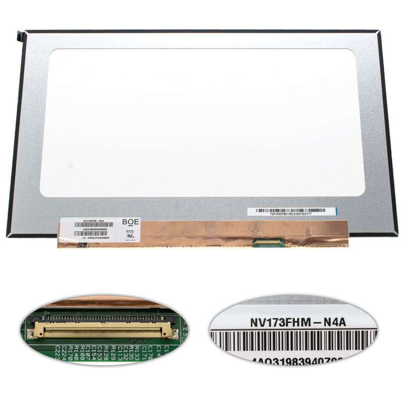 Матриця 17.3 NV173FHM-N4A 1920*1080 40pin eDP IPS 144HZ 300cd m2 16.7M LED SLIM Матриця 17.3 NV173FHM-N4A 1920*1080 40pin eDP IPS 144HZ 300cd m2 16.7M LED SLIM