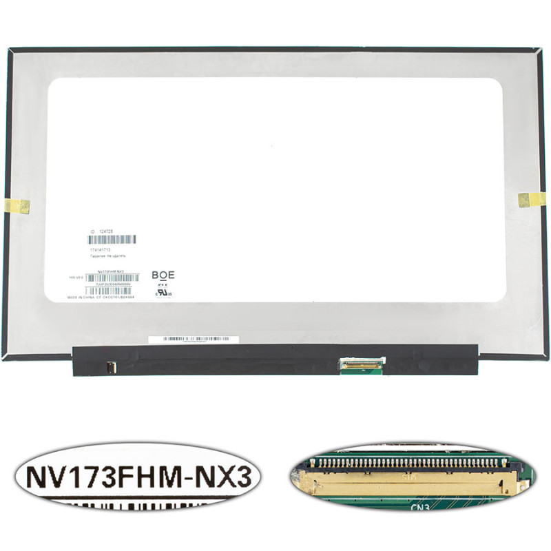 Матриця 17.3 NV173FHM-NX3 1920*1080 40pin eDP IPS 120HZ LED SLIM Матриця 17.3 NV173FHM-NX3 1920*1080 40pin eDP IPS 120HZ LED SLIM