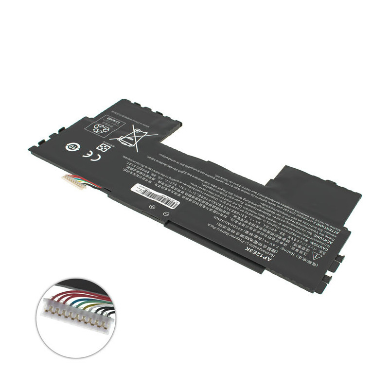 Батарея для ноутбука ACER AP12E3K Aspire S7-191 7.4V 4400mAh 33Wh KT.00403.008 S7 191 7.4 V 4400 mAh 33 Wh KT 00403 008