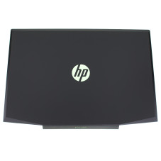 Кришка дисплея HP Pavilion 15-CX black green logo