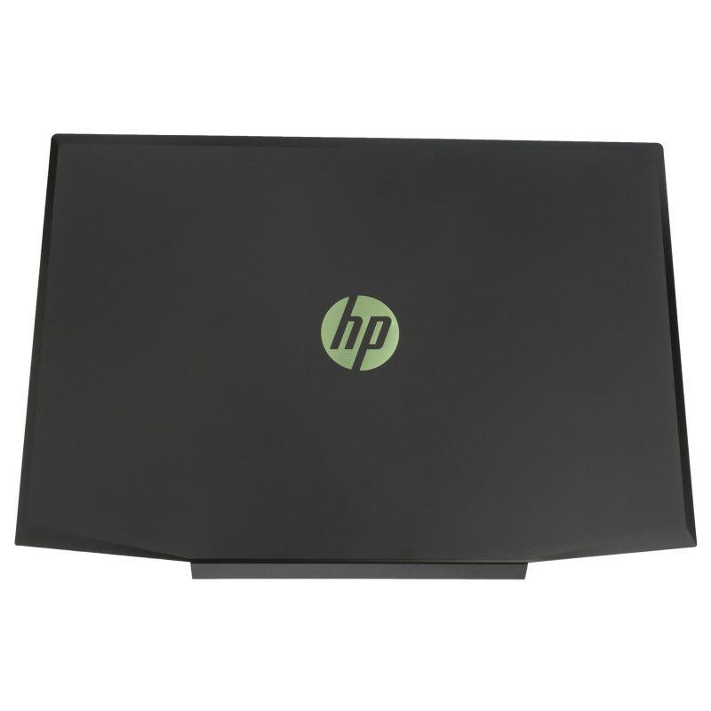 Кришка дисплея для ноутбука HP Pavilion 15-CX black green logo