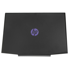 Кришка дисплея для ноутбука HP Pavilion 15-CX black purple logo