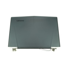 Крышка дисплея для ноутбука Lenovo Y520-15ISK black с петлями