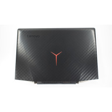 Крышка дисплея для ноутбука Lenovo Y720-15ISK black с петлями